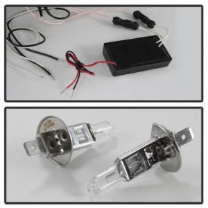 Dodge Ram 1500 02-05 / Ram 2500/3500 03-05 Projector Headlights - LED- Black Smoke - Image 5