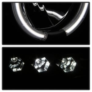Dodge Ram 1500 02-05 / Ram 2500/3500 03-05 Projector Headlights - LED- Black Smoke - Image 7