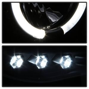 Dodge Ram 1500 02-05 / Ram 2500/3500 03-05 Projector Headlights - LED Halo - Black - Image 7