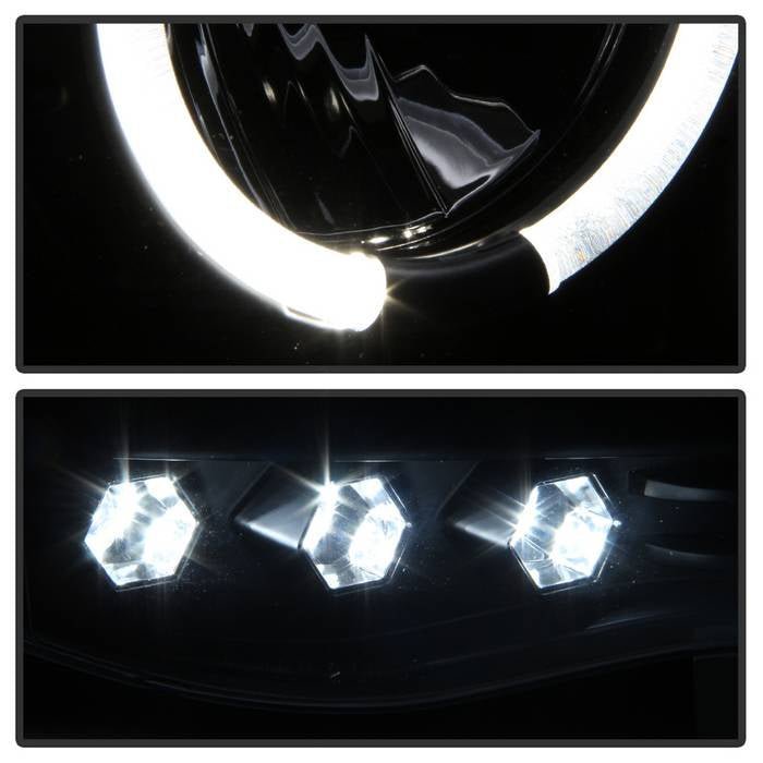 Dodge Ram 1500 02-05 / Ram 2500/3500 03-05 Projector Headlights - LED Halo - Black