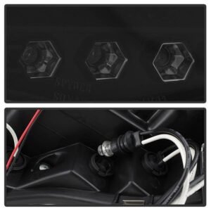 Dodge Ram 1500 02-05 / Ram 2500/3500 03-05 Projector Headlights - LED Halo - Black Smoke - Image 4