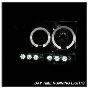 Dodge Ram 1500 02-05 / Ram 2500/3500 03-05 Projector Headlights - LED Halo - Smoke - Image 9