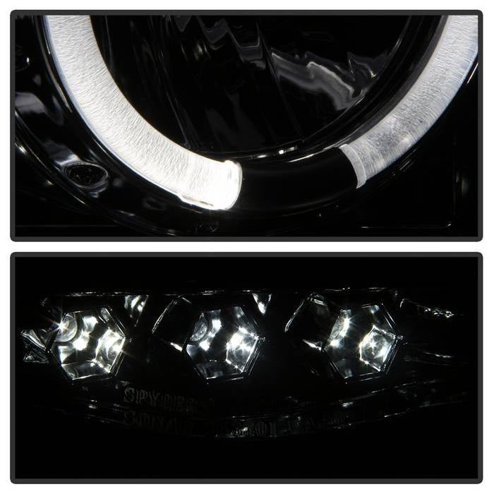 Dodge Ram 1500 02-05 / Ram 2500/3500 03-05 Projector Headlights - LED Halo - Smoke