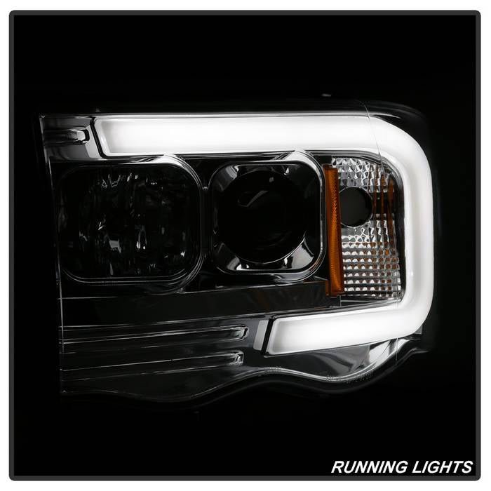 Dodge Ram 1500 02-05 / Ram 2500/3500 03-05 Projector Headlights - Light Bar DRL - Chrome