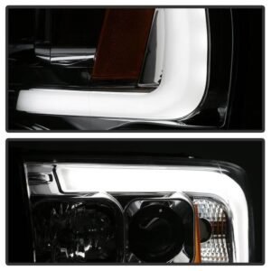 Dodge Ram 1500 02-05 / Ram 2500/3500 03-05 Projector Headlights - Light Bar DRL - Chrome - Image 7