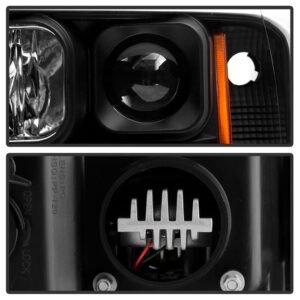 Dodge Ram 1500 2002-2005 / Ram 2500/3500 2003-2005 Equipped Headlights - Black - Image 3
