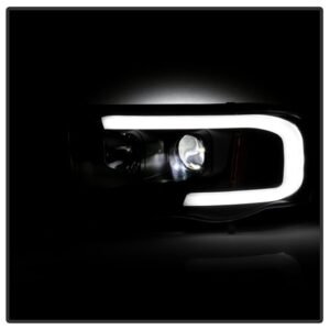 Dodge Ram 1500 2002-2005 / Ram 2500/3500 2003-2005 Equipped Headlights - Black - Image 8