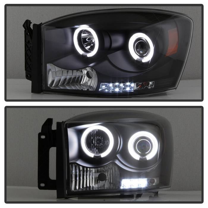 Dodge Ram 1500 06-08 / Ram 2500/3500 06-09 Projector Headlights - Black
