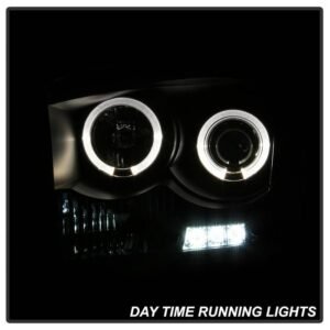 Dodge Ram 1500 06-08 / Ram 2500/3500 06-09 Projector Headlights  - Black - Image 9