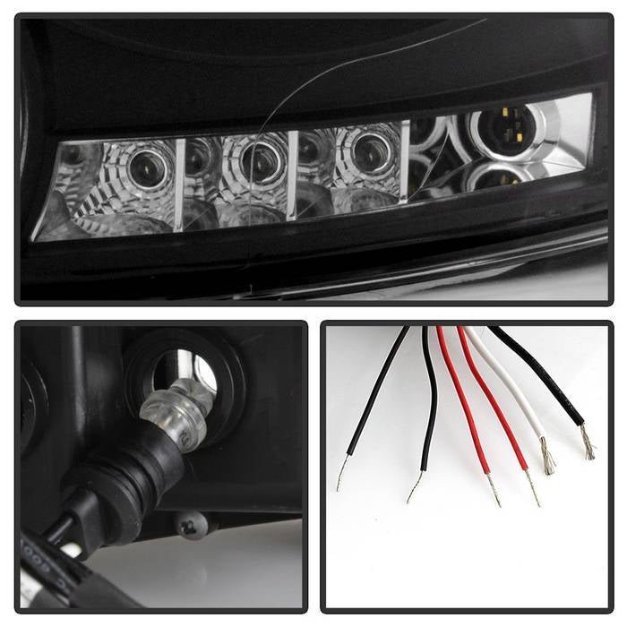 Dodge Ram 1500 06-08 / Ram 2500/3500 06-09 Projector Headlights  - Black