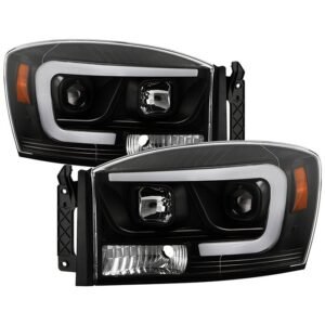 Dodge Ram 1500 2006-2008 / Ram 2500/3500 2006-2009  Equipped Headlights  - Black - Image 1