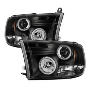 Dodge Ram 1500 09-18 / Ram 2500/3500 10-19 Projector Headlights  - Black - Image 1