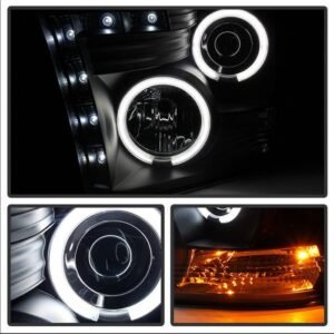 Dodge Ram 1500 09-18 / Ram 2500/3500 10-19 Projector Headlights  - Black - Image 9