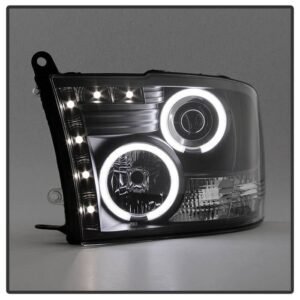 Dodge Ram 1500 09-18 / Ram 2500/3500 10-19 Projector Headlights  - Black - Image 2