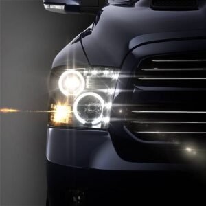 Dodge Ram 1500 09-18 / Ram 2500/3500 10-19 Projector Headlights  - Black - Image 7