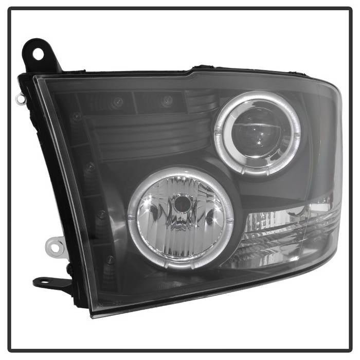 Dodge Ram 1500 09-18 / Ram 2500/3500 10-19 Projector Headlights - LED Halo - Black