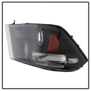 Dodge Ram 1500 09-18 / Ram 2500/3500 10-19 Projector Headlights - LED Halo - Black - Image 4