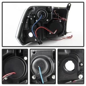 Dodge Ram 1500 09-18 / Ram 2500/3500 10-19 Projector Headlights - LED Halo - Black - Image 7