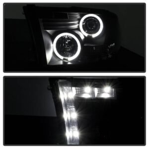 Dodge Ram 1500 09-18 / Ram 2500/3500 10-19 Projector Headlights Black - Image 3