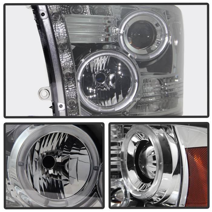 Dodge Ram 1500 09-18 / Ram 2500/3500 10-19 Projector Headlights Smoke