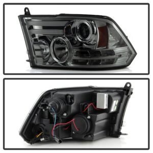 Dodge Ram 1500 09-18 / Ram 2500/3500 10-19 Projector Headlights Smoke - Image 2