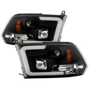 Dodge Ram 1500 2009-2018 / Ram 2500/3500 2010-2019 Projector Headlights Black - Image 1