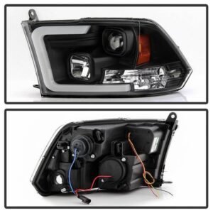 Dodge Ram 1500 09-18 / Ram 2500/3500 10-19 Version 2 Projector Headlights Back - Image 2