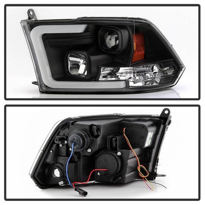Dodge Ram 1500 09-18 / Ram 2500/3500 10-19 Version 2 Projector Headlights Back