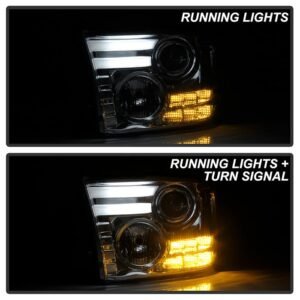 Dodge Ram 1500 13-18 / Ram 2500/3500 13-19 Projector Headlights - Light BaDRL- Smoke - Image 10