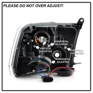 Dodge Ram 1500 13-18 / Ram 2500/3500 13-19 Projector Headlights - Light BaDRL- Smoke - Image 5