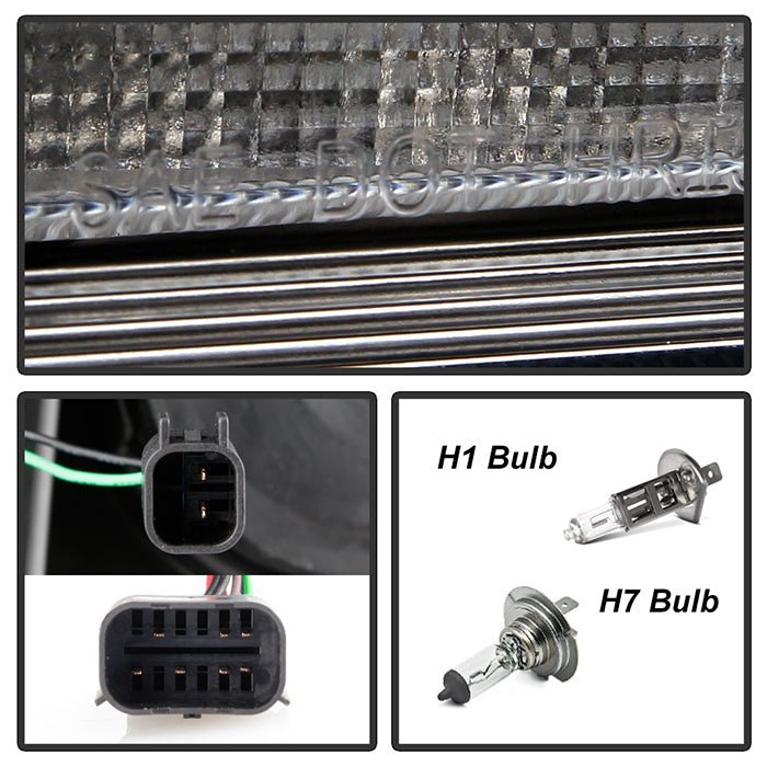 Dodge Ram 1500 2019-2020 Projector Headlights - Sequential Turn Signal  - Black