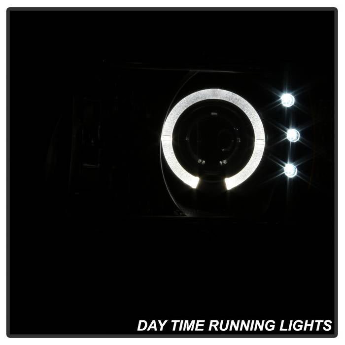 Dodge Ram 1500 94-01 / Ram 2500/3500 94-02 / 99-01 Ram Sport - Projector Headlights - LED Halo - Black