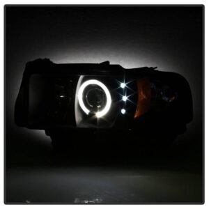 Dodge Ram 1500 94-01 / Ram 2500/3500 94-02 / 99-01 Ram Sport - Projector Headlights - LED Halo - Black - Image 6