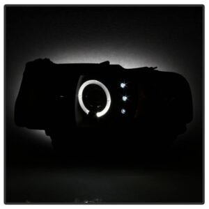 Dodge Ram 1500 94-01 / Ram 2500/3500 94-02 / 99-01 Ram Sport - Projector Headlights - LED Halo - Black Smoke - Image 6