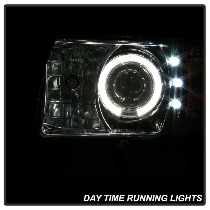 Dodge Ram 1500 94-01 / Ram 2500/3500 94-02 / 99-01 Ram Sport - Projector Headlights - LED Halo - Chrome