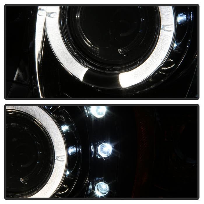 Dodge Ram 1500 94-01 / Ram 2500/3500 94-02 / 99-01 Ram Sport - Projector Headlights - LED Halo - Chrome