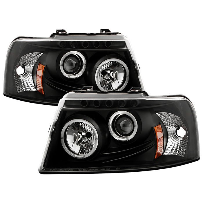 Ford Expedition 03-06 Projector Headlights - Black