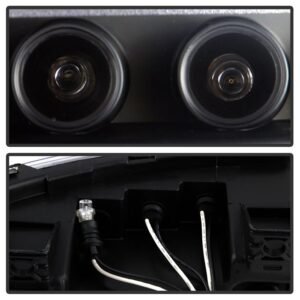 Ford Expedition 03-06 Projector Headlights - Black - Image 5