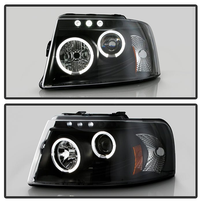 Ford Expedition 03-06 Projector Headlights - Black