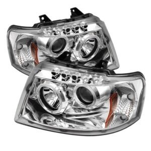 Ford Expedition 03-06 Projector Headlights - Chrome - Image 1