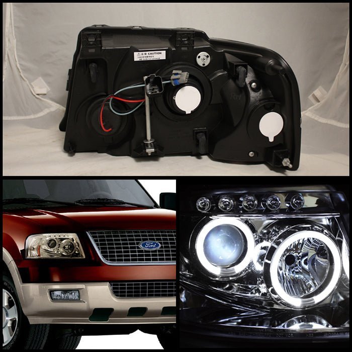 Ford Expedition 03-06 Projector Headlights - Chrome