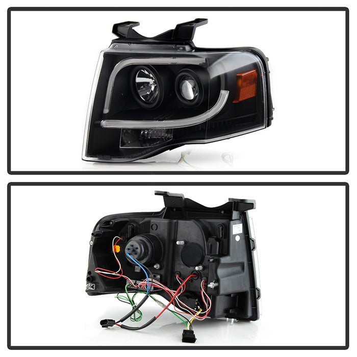 Ford Expedition 07-13 Projector Headlights - Black