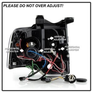 Ford Expedition 07-13 Projector Headlights - Black - Image 5