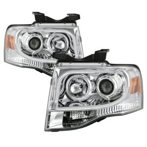 Ford Expedition 07-13 Projector Headlights - Chrome - Image 1