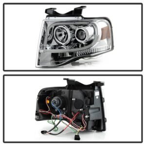 Ford Expedition 07-13 Projector Headlights - Chrome - Image 2