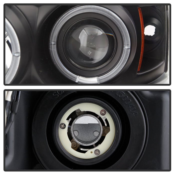 Ford F150 04-08 Projector Headlights- Black