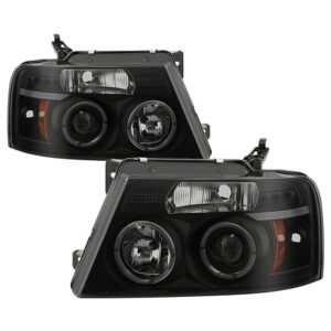 Ford F150 04-08 Projector Headlights - Black Smoke - Image 1