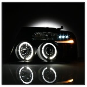 Ford F150 04-08 Projector Headlights - Black Smoke - Image 8