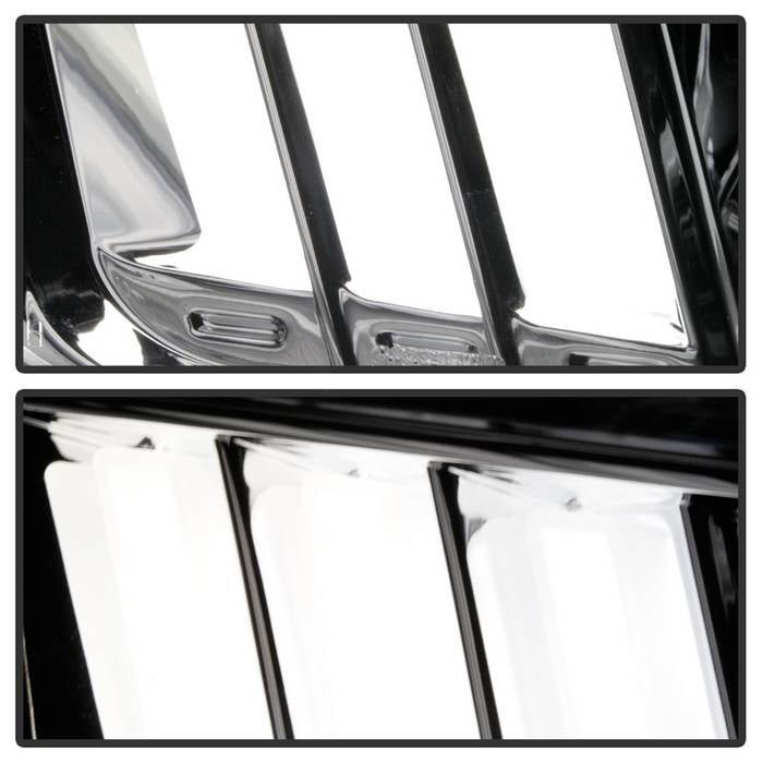 Ford Mustang 2005-2008 Projector Headlights - DRL LED - Chrome