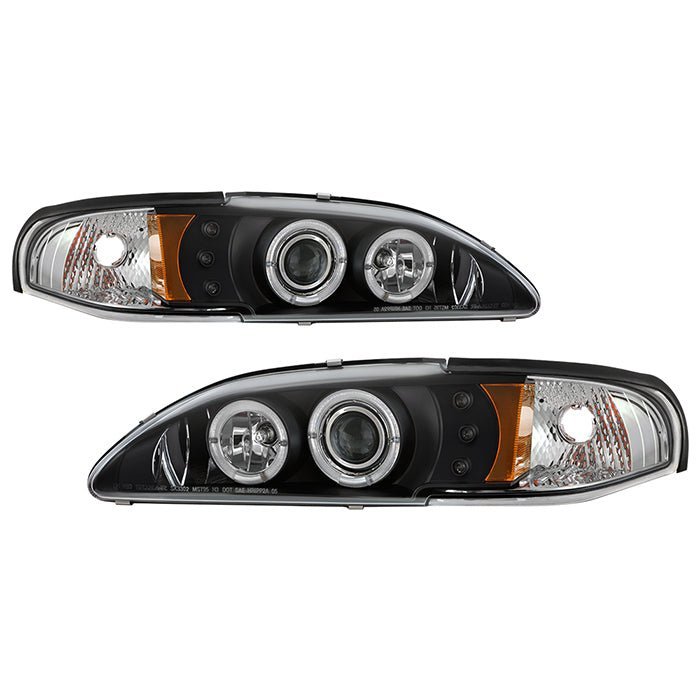Ford Mustang 94-98 Projector Headlights - Black